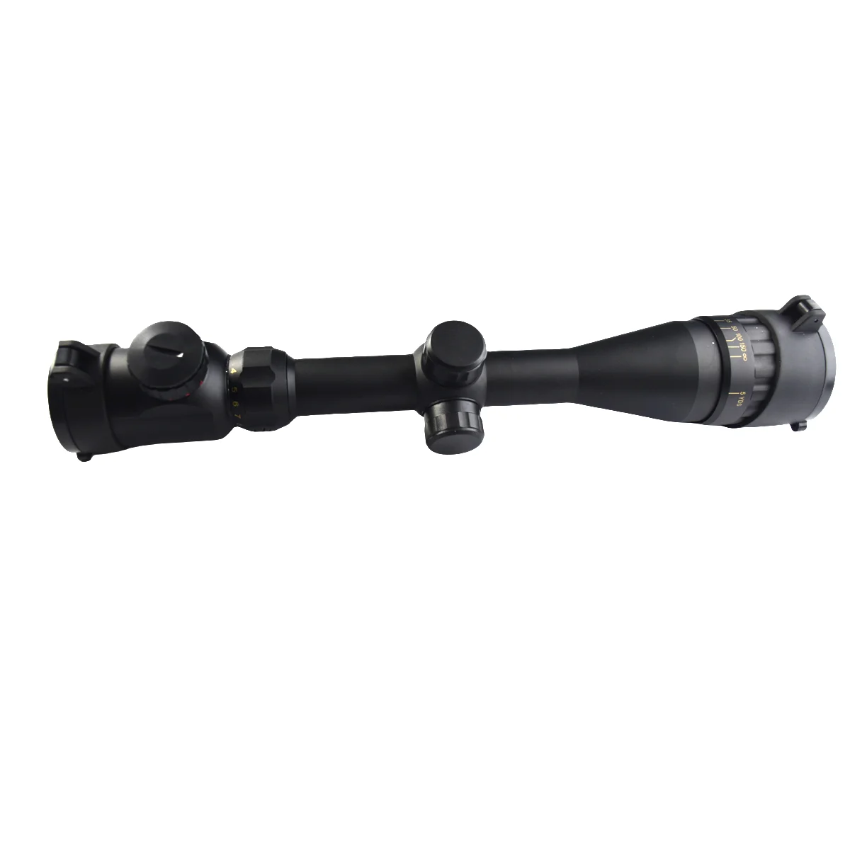 Hunting Scope 4-16X44 Telescopic Sight Red and Green Illuminated Optical Scope Waterproof Shockproof with 20mm Free Mounts