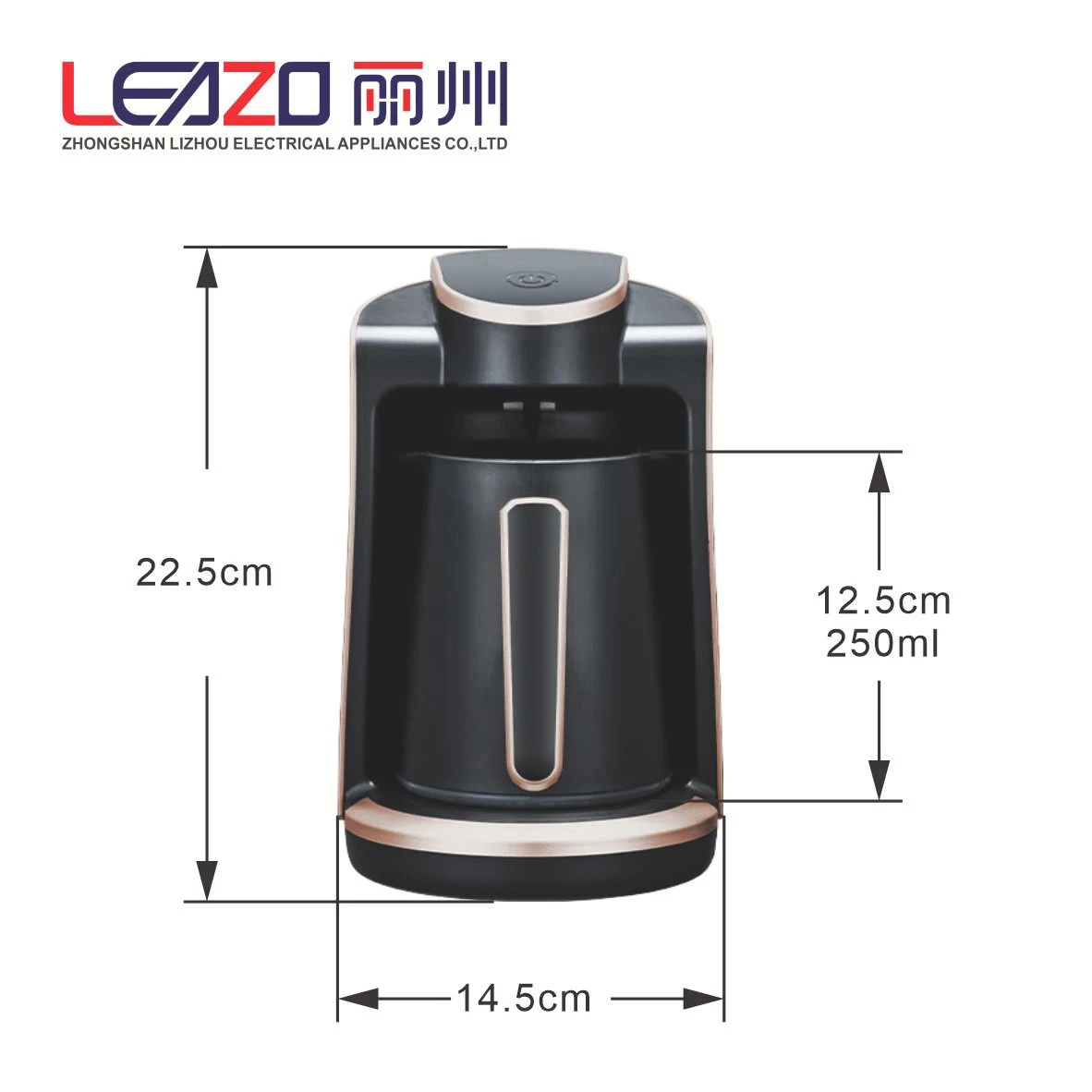 LEAZO Customized Portable Self Serve Coffee Maker Machine Kahve Makinesi Cafetera Electric Turkish Coffee Maker