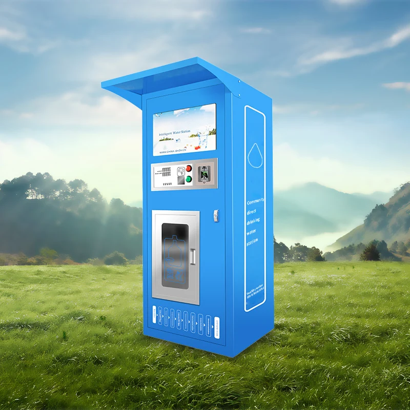 Reverse Osmosis Small Refill blue red color Ro Drinking Purified Bottled filling Water Vending plant Machine For Drinking Water