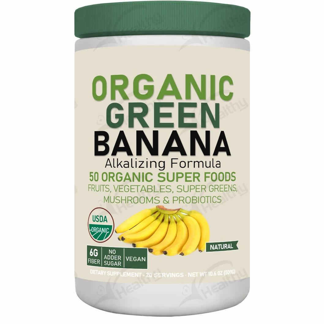 Resistant Starch with Organic Green Banana Flour and Pea Starch Slimming Powder Blend Gluten Free - Metabolism & Gut Health