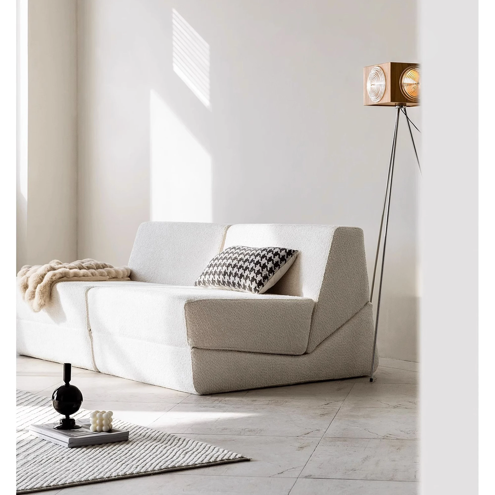 Customizable size cum bed sofa furniture living room with sleeping function used sofa sets foldable compressed self blowup sofa