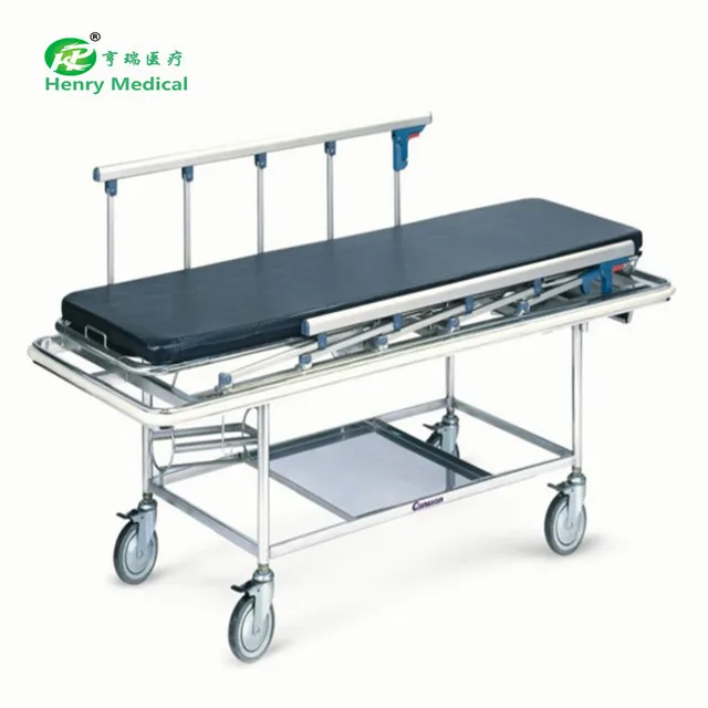 HR-112 Stainless steel  three functions patient rescue emergency stretcher with High Quality