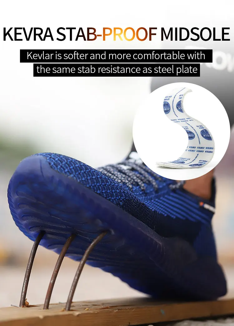 
High Quality Manufacturers Summer breathable unisex Industrial Work Construction Steel Toe Safety Shoes for work 