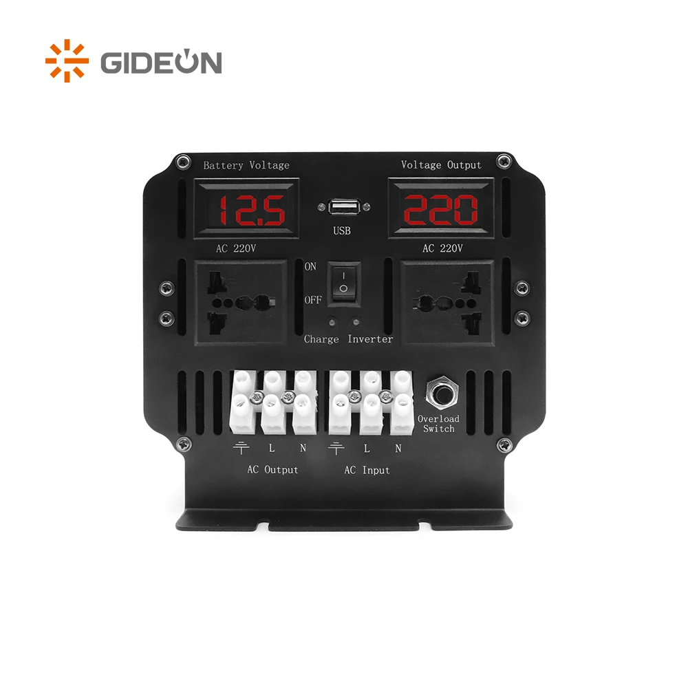 GD-IT-C007-A трехфазный солнечный инвертор 12V 24V автомобильный 12v 220v для домашнего использования