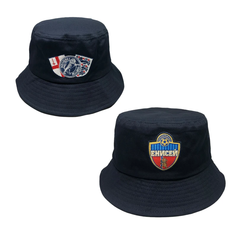 2024 Wales lion embroidered patch bob basin adult cap bucket hat High quality basic boonie Custom logo football referee hat