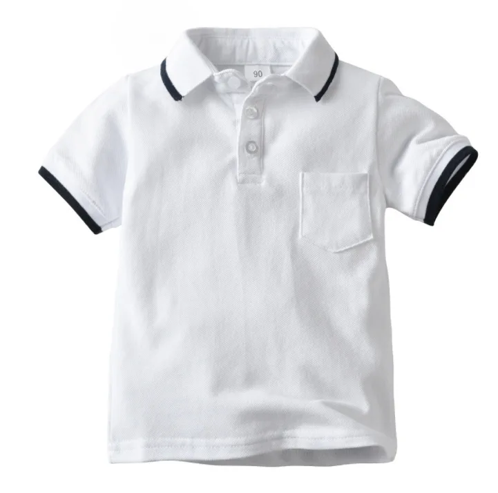 
Summer Online Shopping Baby Boys Short Sleeve Cotton Polo T-shirt Clothing 