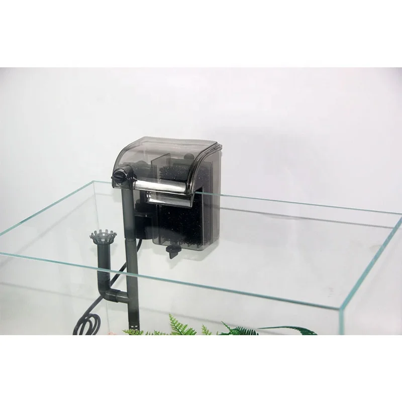 Small Circulating Waterfall Wall Mounted Filter Fish Tank Filter Three In One Filter Pump Silent and Oxygenated Water Pump