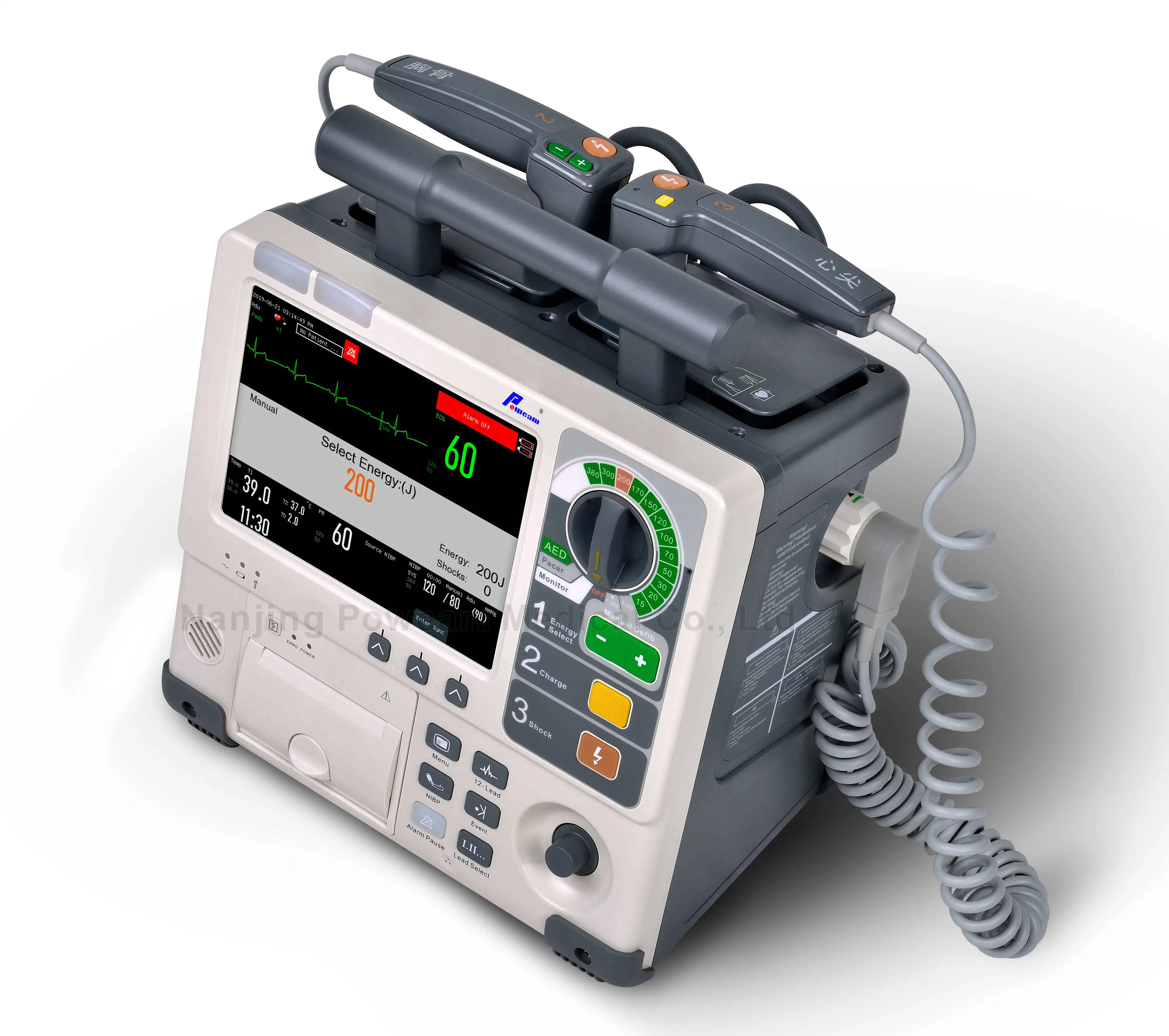 High Quality Automatic External Defibrillator With Monitor Automatic Heart Pacemaker