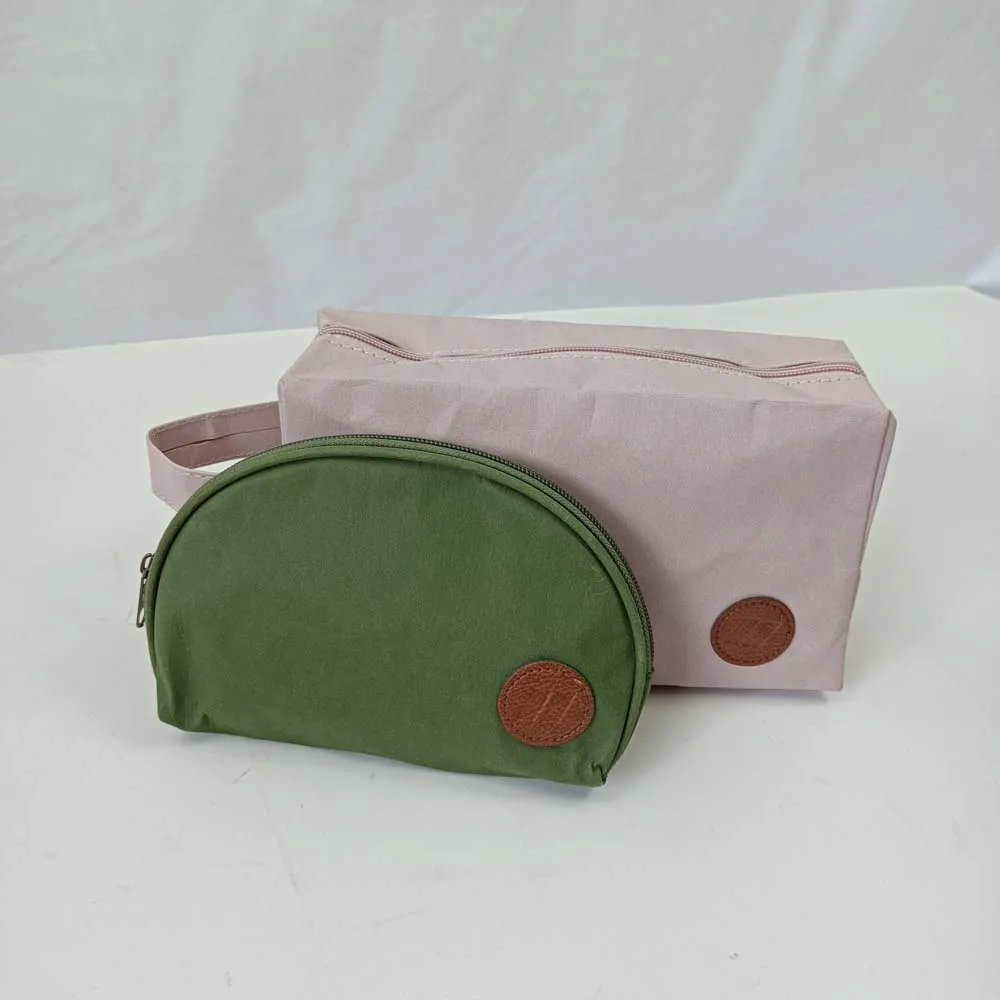 Kraft Paper Coin Purse Portable Kraft Paper Bags Reusable Washable Stationery Bag