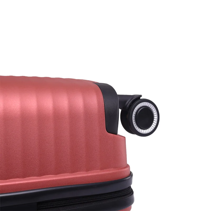 Taizhou 8 wheels 2021 New fashion rose red trolley suitcase no broken maleta de viaje travel luggage
