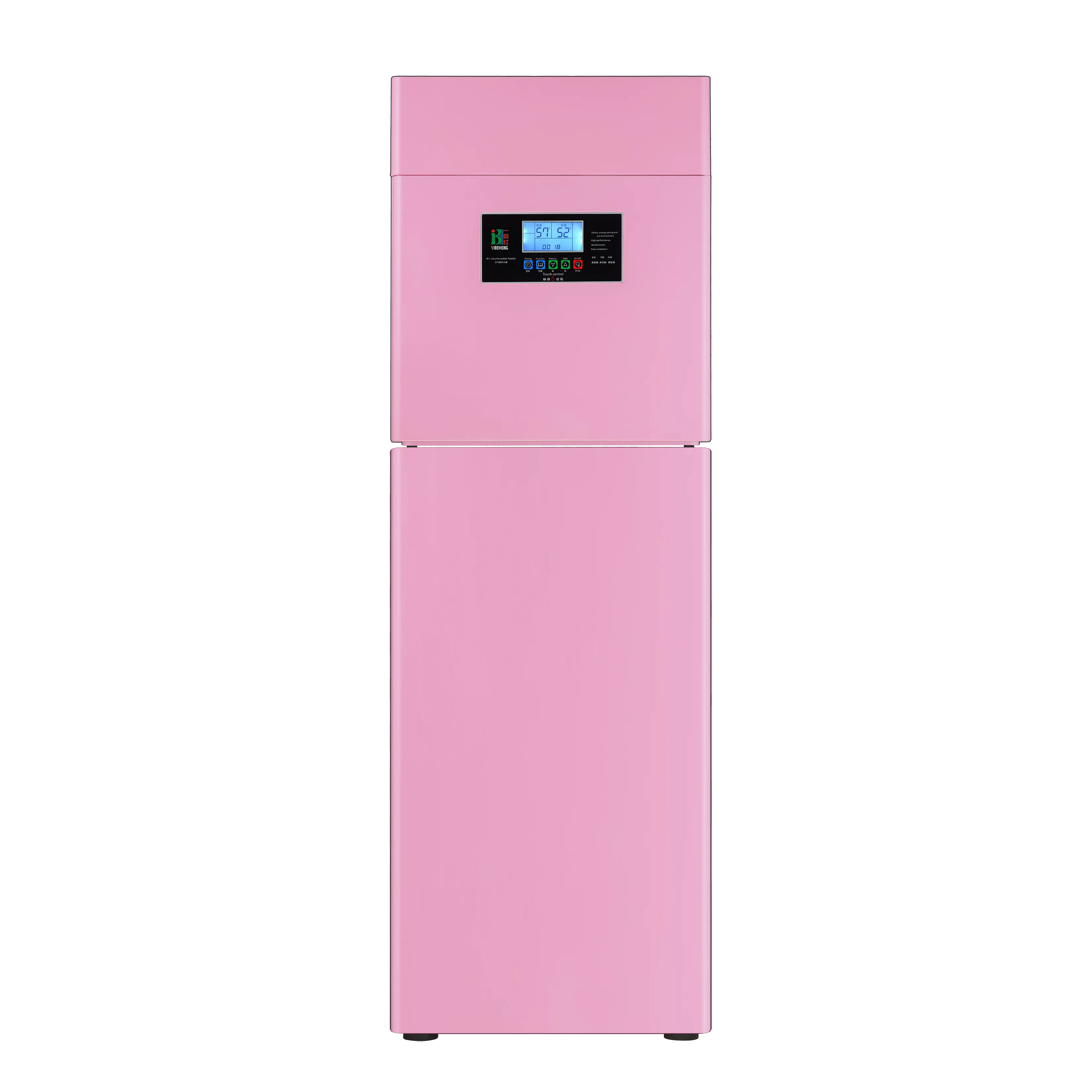 Air source heat pump water heater for private residences dedicated to humidified air