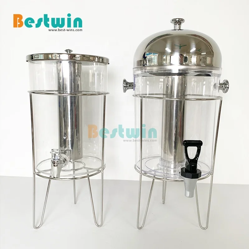 7L/8L Family Plastic Cold Drink Soda Wine Tea Lemonade Mini Beverage Simple Juice Dispenser