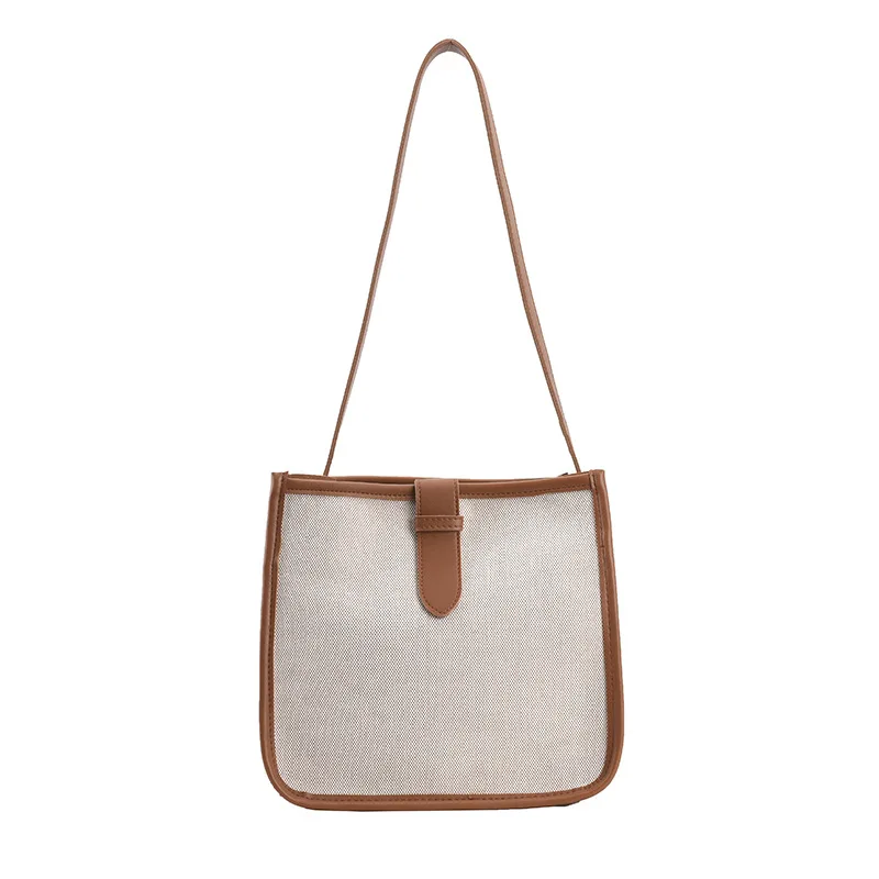 Fashion Design High Quality Custom Logo Color Eco Friendly Shopper Canvas Bags with Leather Handle