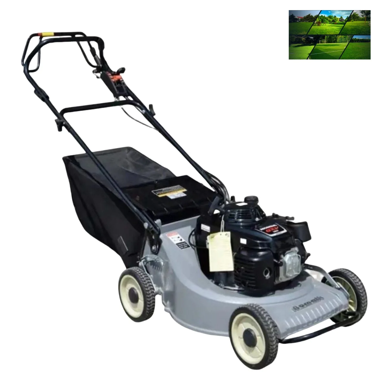 Power Self-Propelled Lawn Mower Garden Tractor Cordless Metal Hand Push Powered Gasoline Lawn Mowers Turn Lawn Mower