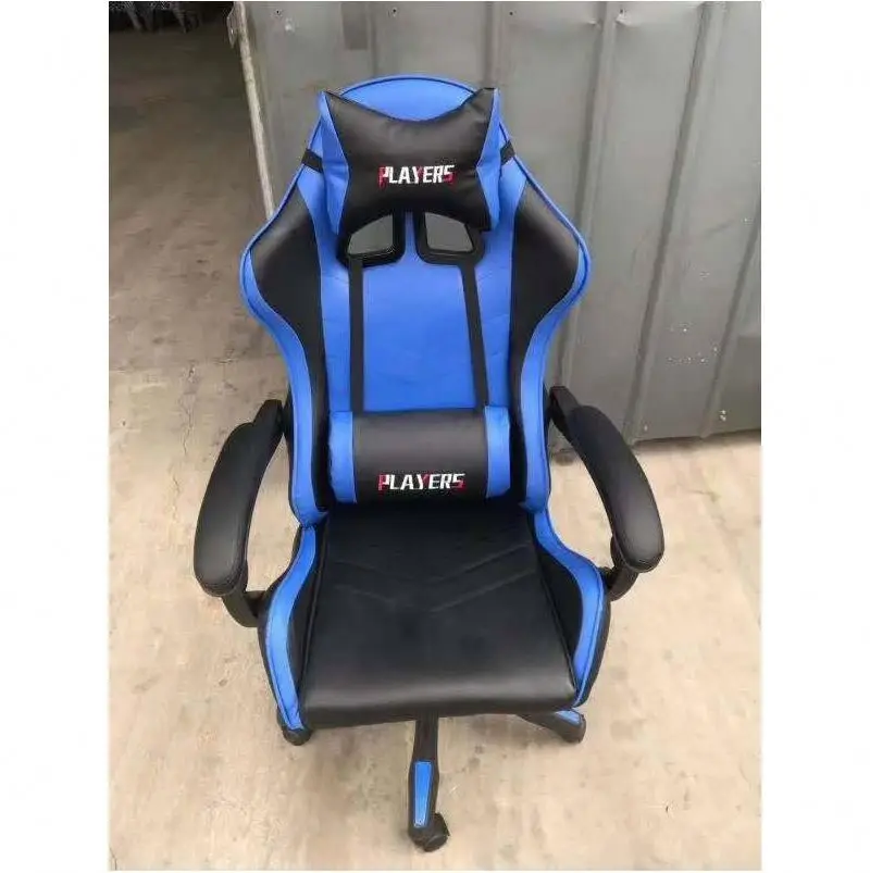 Reclining Gaming Chair With Footrest Sillas Gamer Reforzadas Mas De 100 Kg Steering Wheel Stand Swivel Video Rocker Floor