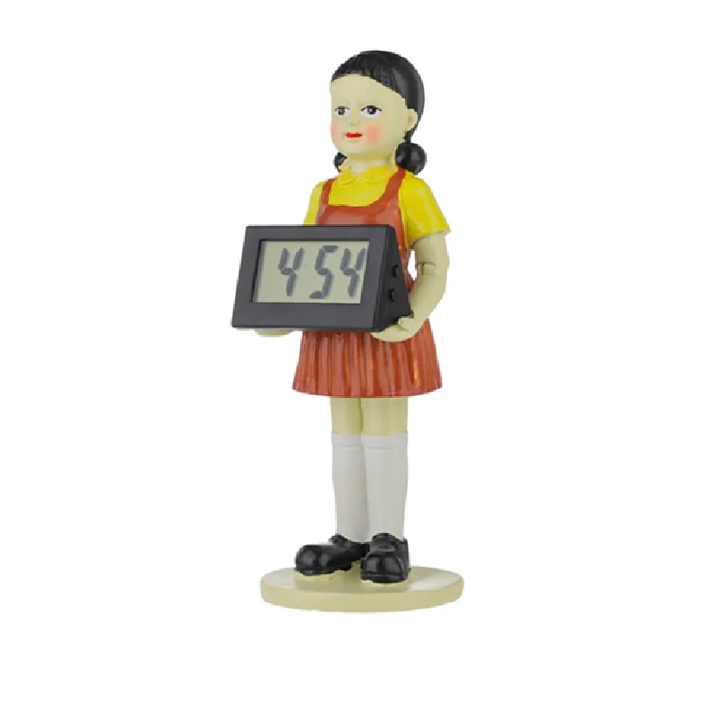 Danwish горячая Распродажа пользовательские электрические круглые шестигранные умные 123 деревянные куклы игра кальмар часы