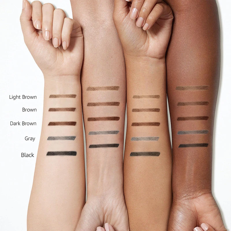 Manufacturer Wholesale Vegan 2 In 1 Waterproof Eyebrow Pencil Private Label Brow Pencil For All Skin Types