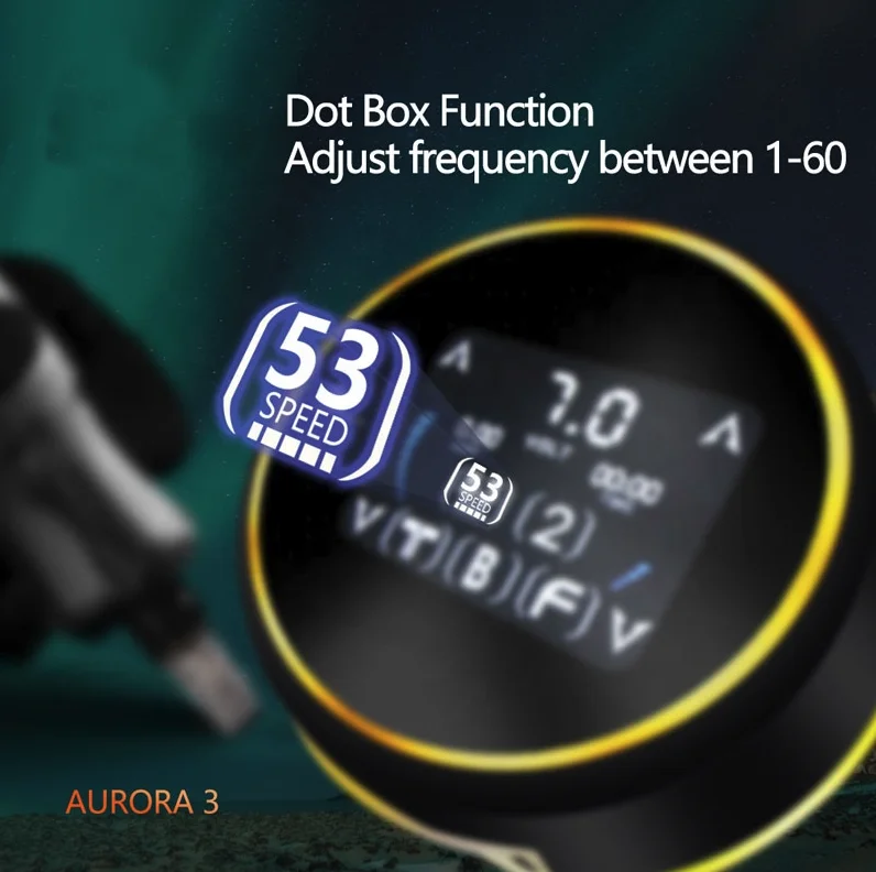 Aurora 3 Upgraded Tattoo Power Supply Digital TFT Touch Screen Dot Box For Tattoo Pen Coil Machine Power Supply