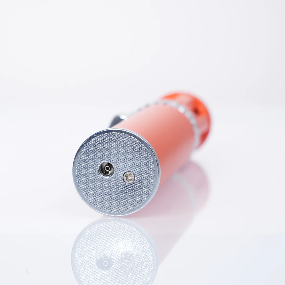 2025 Smoking Accessories 110*23.4*22mm Windproof Direct Injection Lighter Gun Orange Cigarette Cigar Lighter