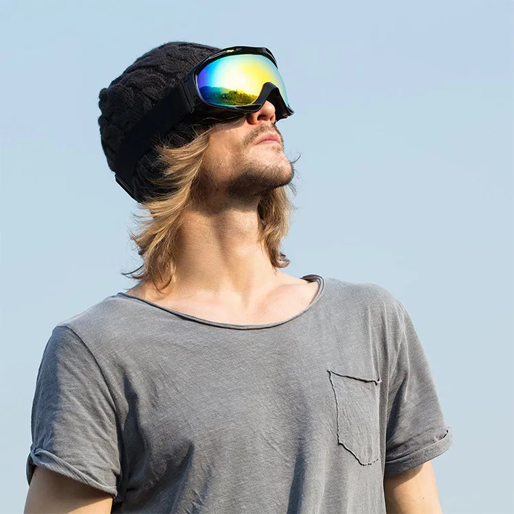 Fashion Ski sunglasses protect your eyes from harmful rays and impact Enjoy Unisex Double Layers Aviator Ski Sunglasses