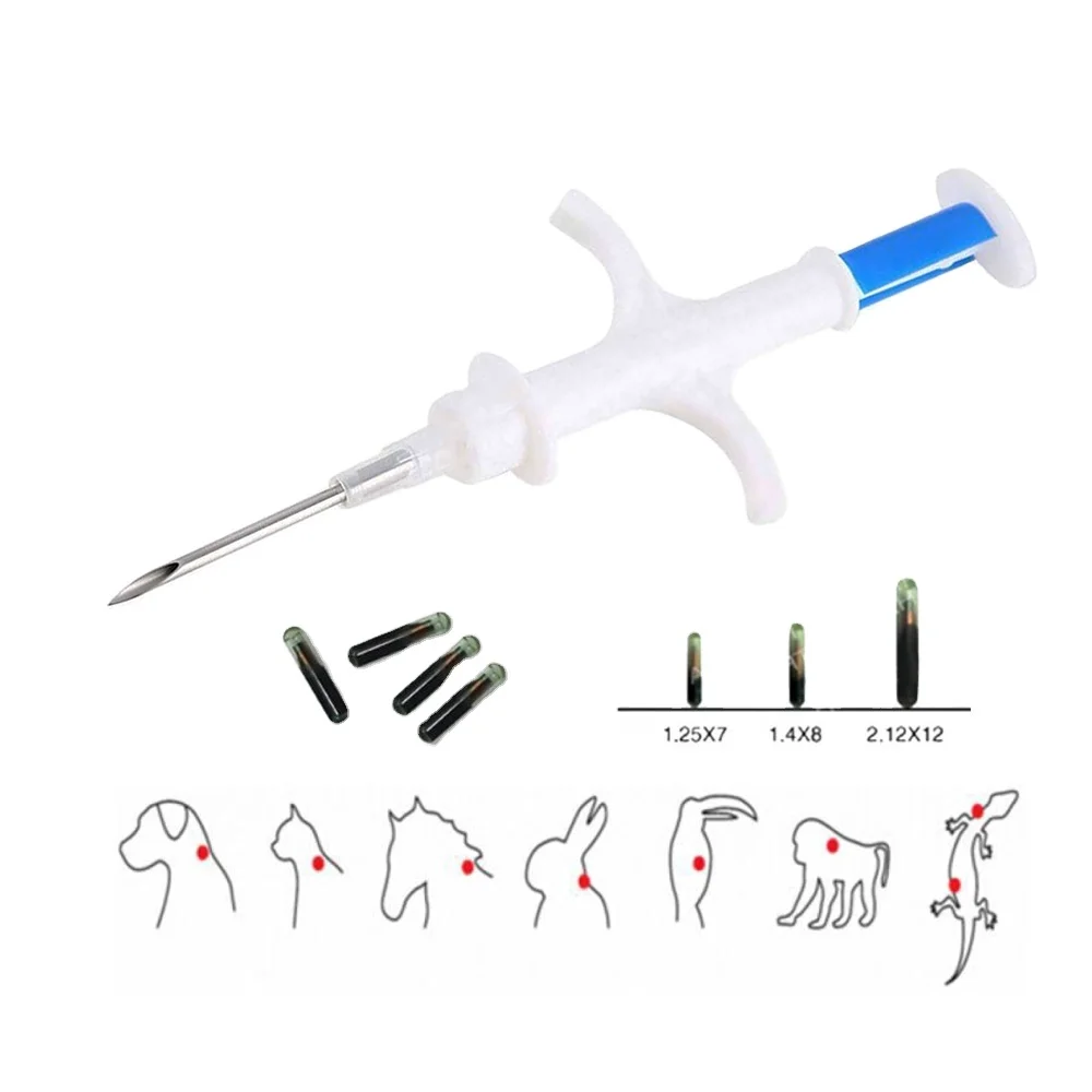 RAFID Promotion Price Rfid 134.2Khz Fdx-B Lector De Microchip 1.25X7Mm Pet Microchip