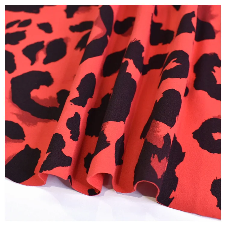 animal print nude double brush digital printing sublimation 4way stretch lycra fabric spandex for leggings activewear sport bras