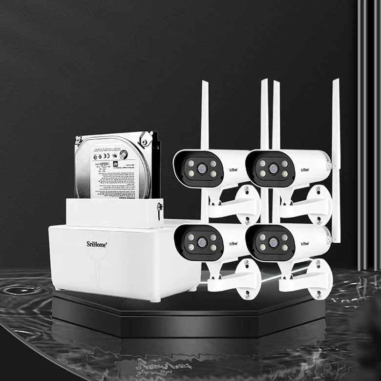 4k 8mp 8ch 16 Nvr Cctv Hd Kit De 24 Poe Wireless Camera Security Camera Iphone App Tuya