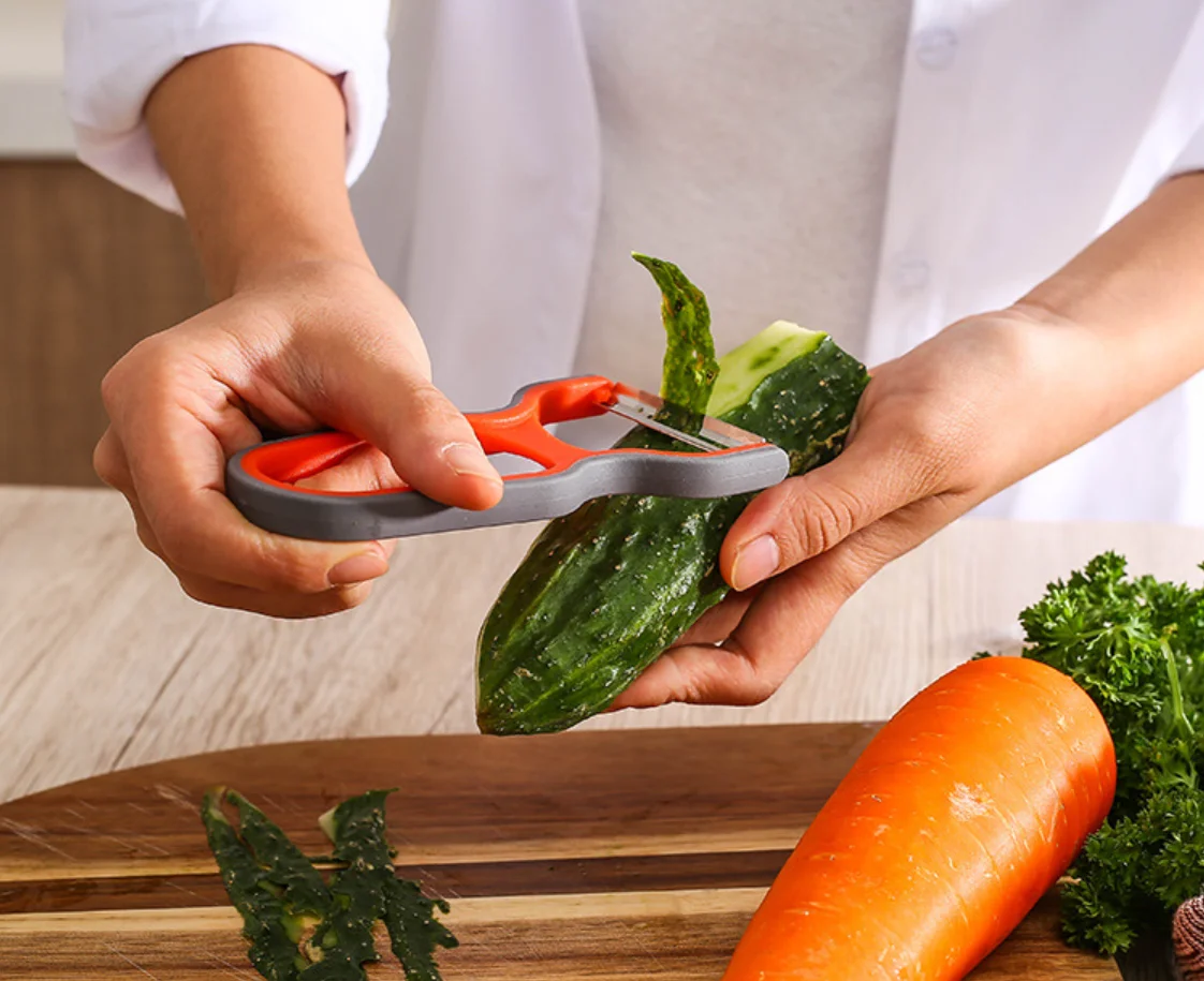 Новый дизайн Домашняя кухня фруктов и овощей нож для очистки комплект одежды из 3 предметов овощи фрукты инструменты