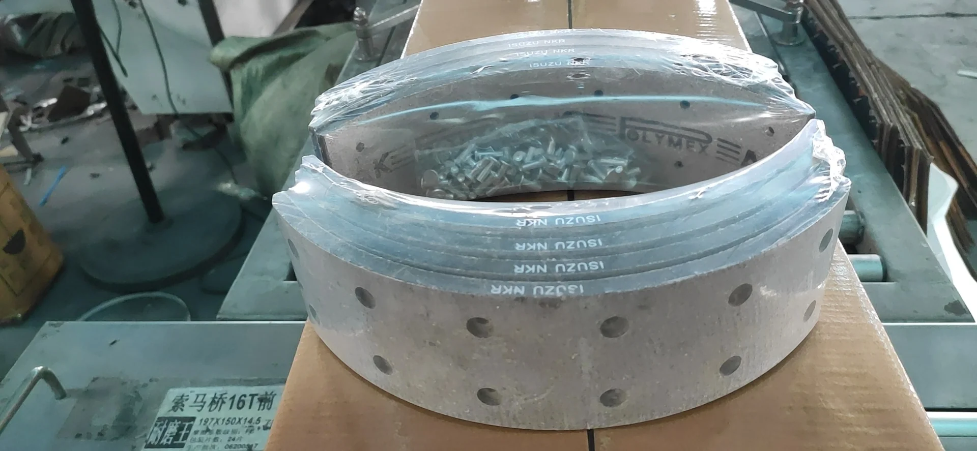 Truck Parts Brake Lining Hino   Material Brake Shoe Lining 1467/ T320-758A canter   Truck Hino 500 BRAKE SHOE JAPANESE