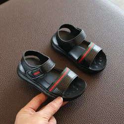 Детские сандалии, Новинка лета 2021, детская модная пляжная обувь для мальчиков, Нескользящие Детские кроссовки с мягкой подошвой, обувь для маленьких девочек, сандалии