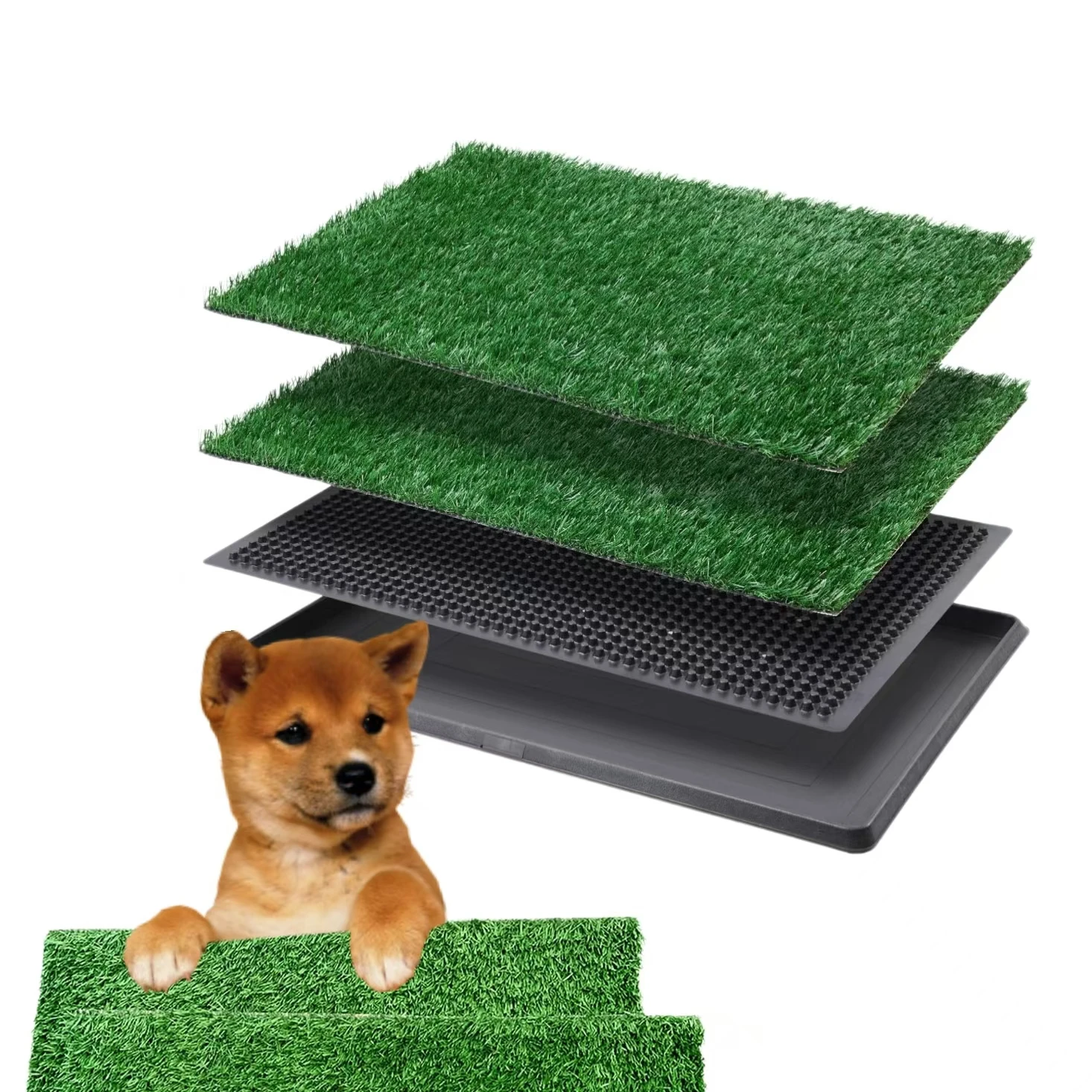 Удобный для домашних животных домашний щенок взаимозаменяемый тренировочный искусственный газон трава PE & PP материал туалетной практики