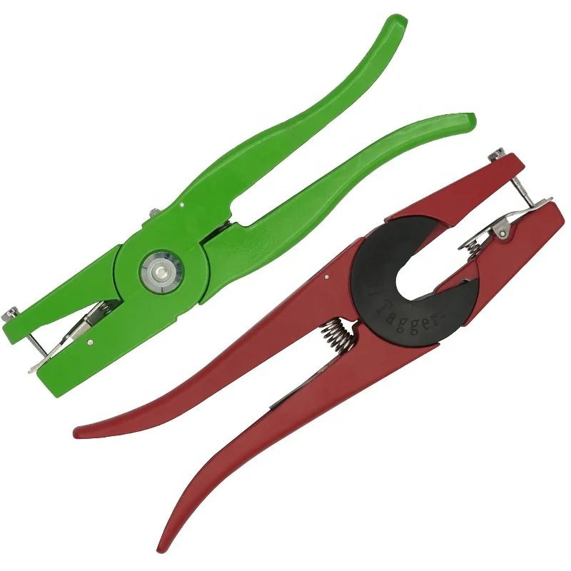Animal Ear Tag Applicator Plier Metal Livestock Ear Tagger Pig Sheep Cattle Cow Ear Tags Pliers
