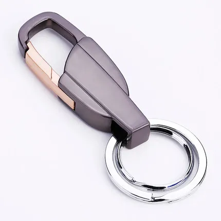 Wholesale Car Keychain with 2 Key Rings Custom logo Heavy Duty Car Key chain holder for Men and Women