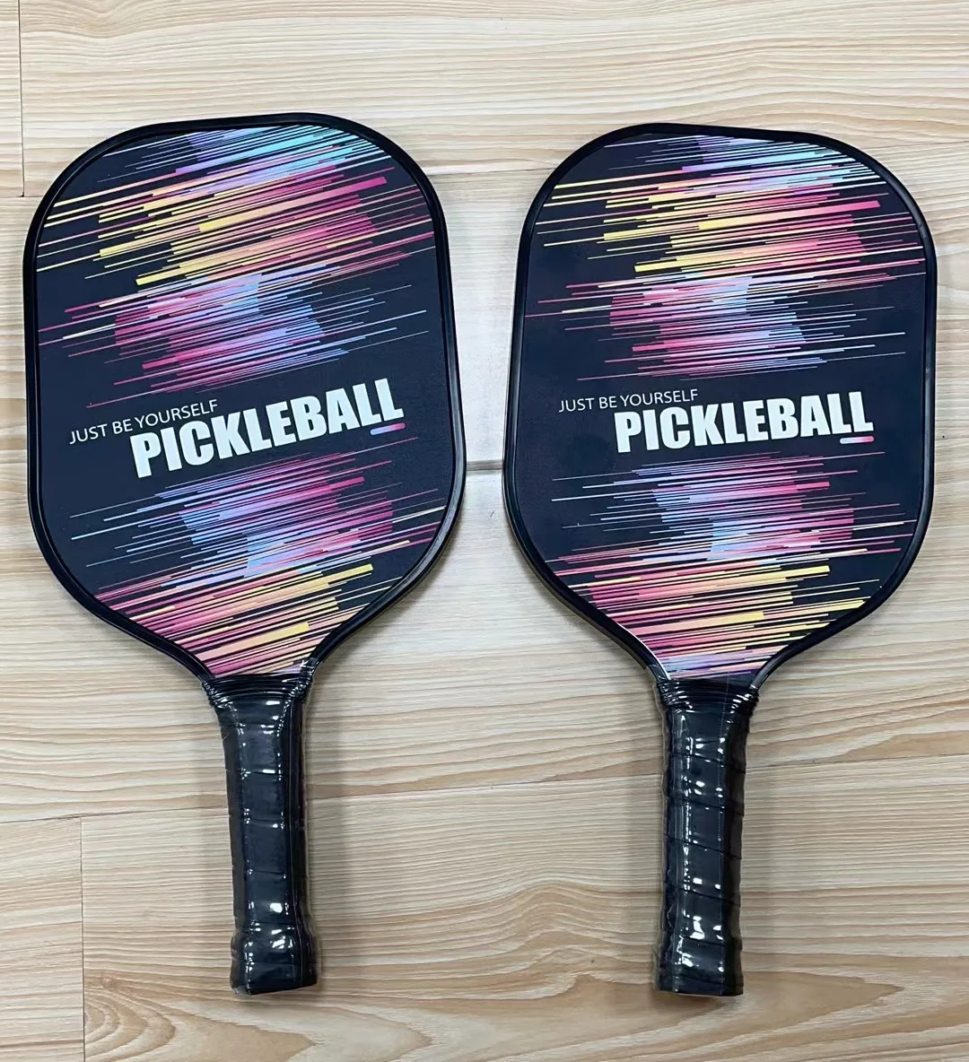 OEM Customized Pickleball Paddle Racket Carbon Glass Fiber plywood poplar 16MM Pickle Ball Bat