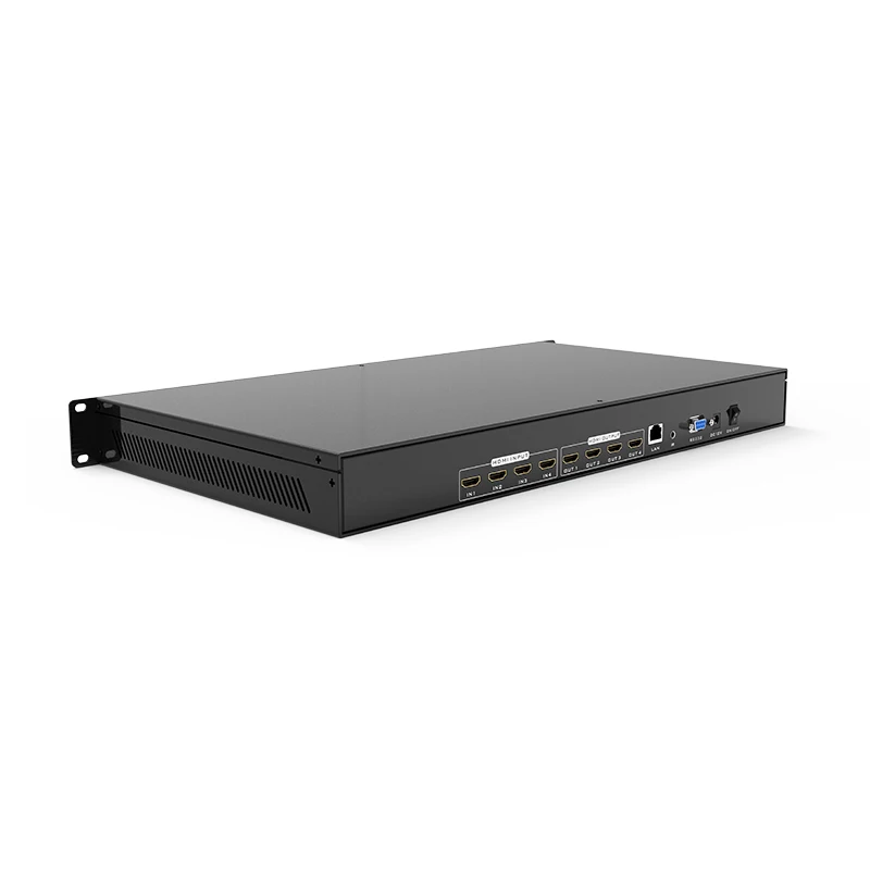 H-DMI Matrix  4Kx2K 3D 4 in 4 out 4x4 H-DMI Matrix Switch splitter with IR and RS232 serial switching