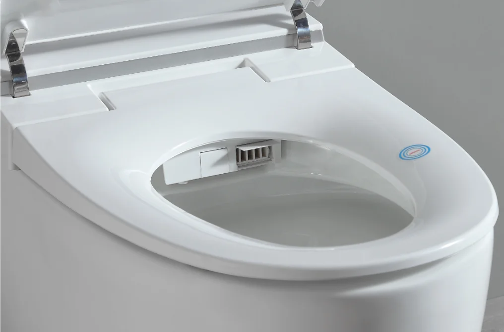 Hotel or bathroom smart toilet intelligent cold and warm water wash sensor flushes wc smart toilet bidet