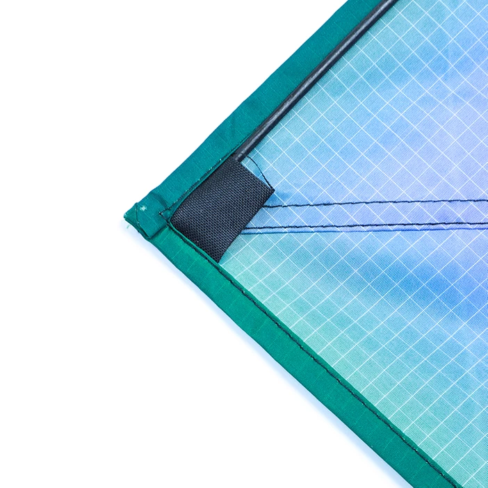 2023 Hot sale green foursquare single line kite with trail Manufacturers sell colored kites directly