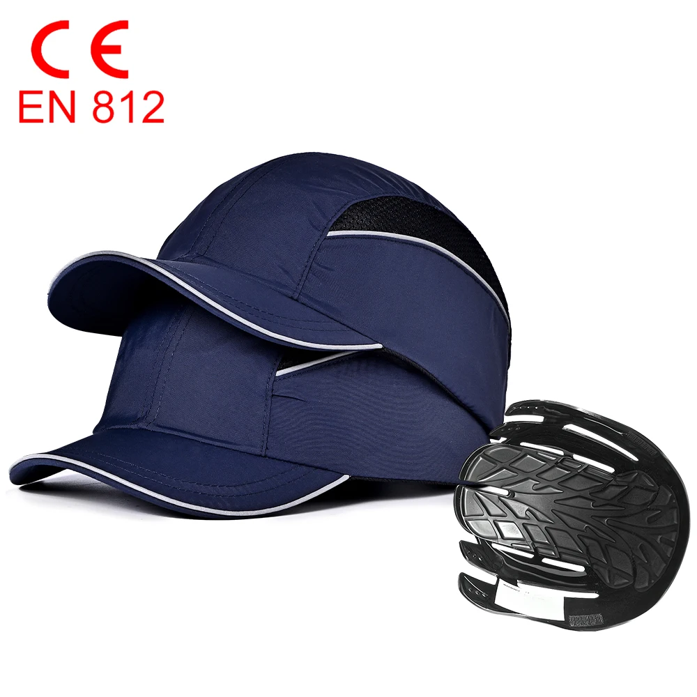 Cap Safety Helmet Inlay Insert Baseball Ce En812 Breathable With Chin Strap Adjustable Caps Bump