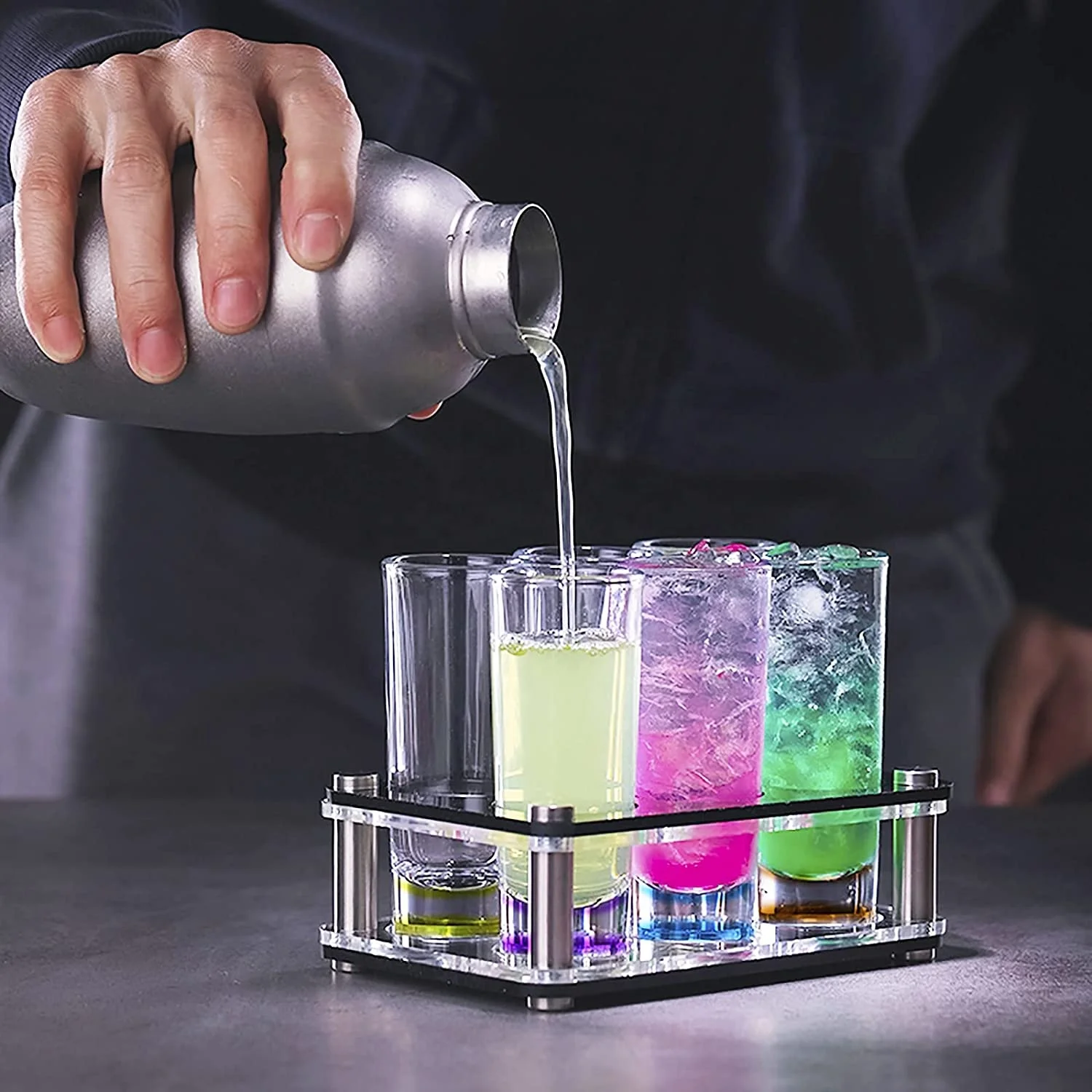 Manufacturer of 2oz thick bottom sublimation shot glass tequila shot glasses free samples premium quality