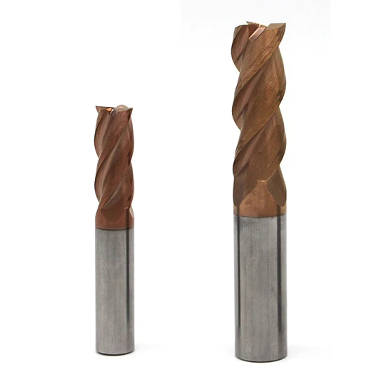 Solid Carbide Sharpener 2/4 Flutes Inch Milling Cutters Tungsten Carbide endmill Bits For Steel Cutting Tools