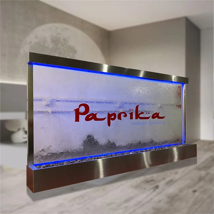 interior custom made house waterfall fountain wall decorative house background