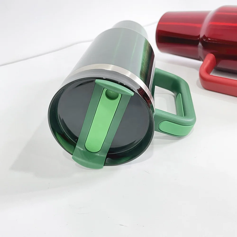 Red Green Color H2.0 40oz sublimation Christmas tumbler for girl gift stainless steel vacuum travel mug