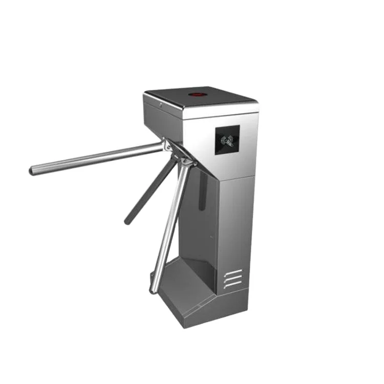 Factory Price Relay Signal Infrared Detecting Remote Control Retractable Vertical Tripod Turnstile Gate with Rfid Card Reader