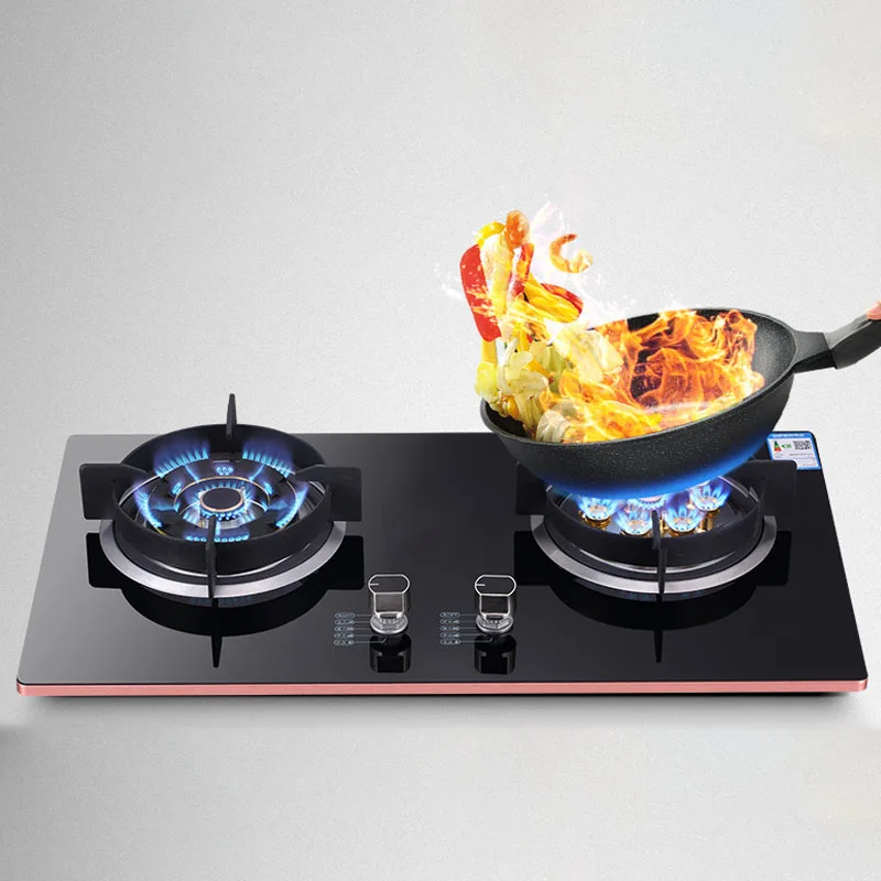 Современная портативная газовая плита из закаленного стекла