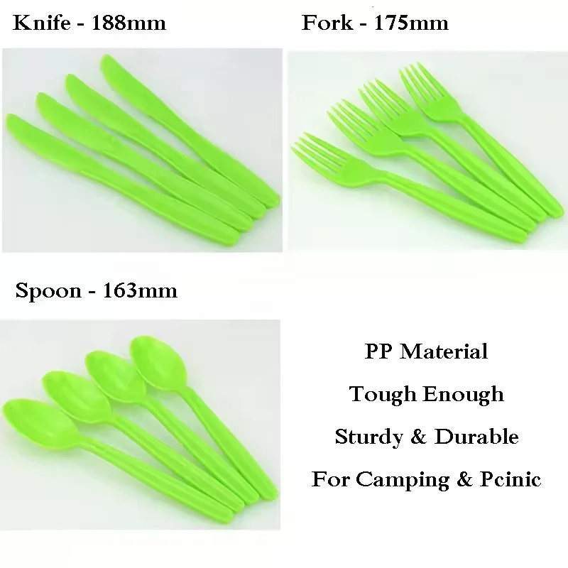 Wholesale Reusable eco friendly plastic tableware set cutlery cup bowl plate picnic camping tableware set camping dinner sets