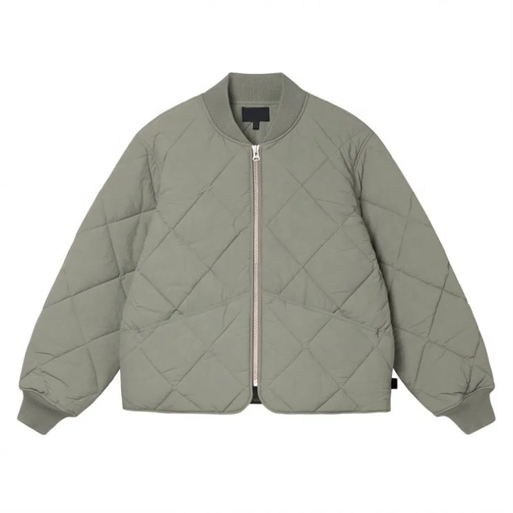 Oem Custom Logo Winter Down Jacket Manufacturer Oversized Puffer Coat Men Blank Puffer Bomber Jacket