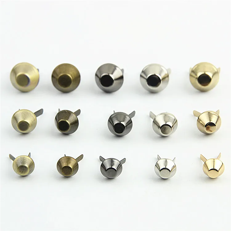 Rivet Manufacturer In Guandong Double Single Sided Head Pink Paint Colored Colorful Button And Rivets For Dog Collars