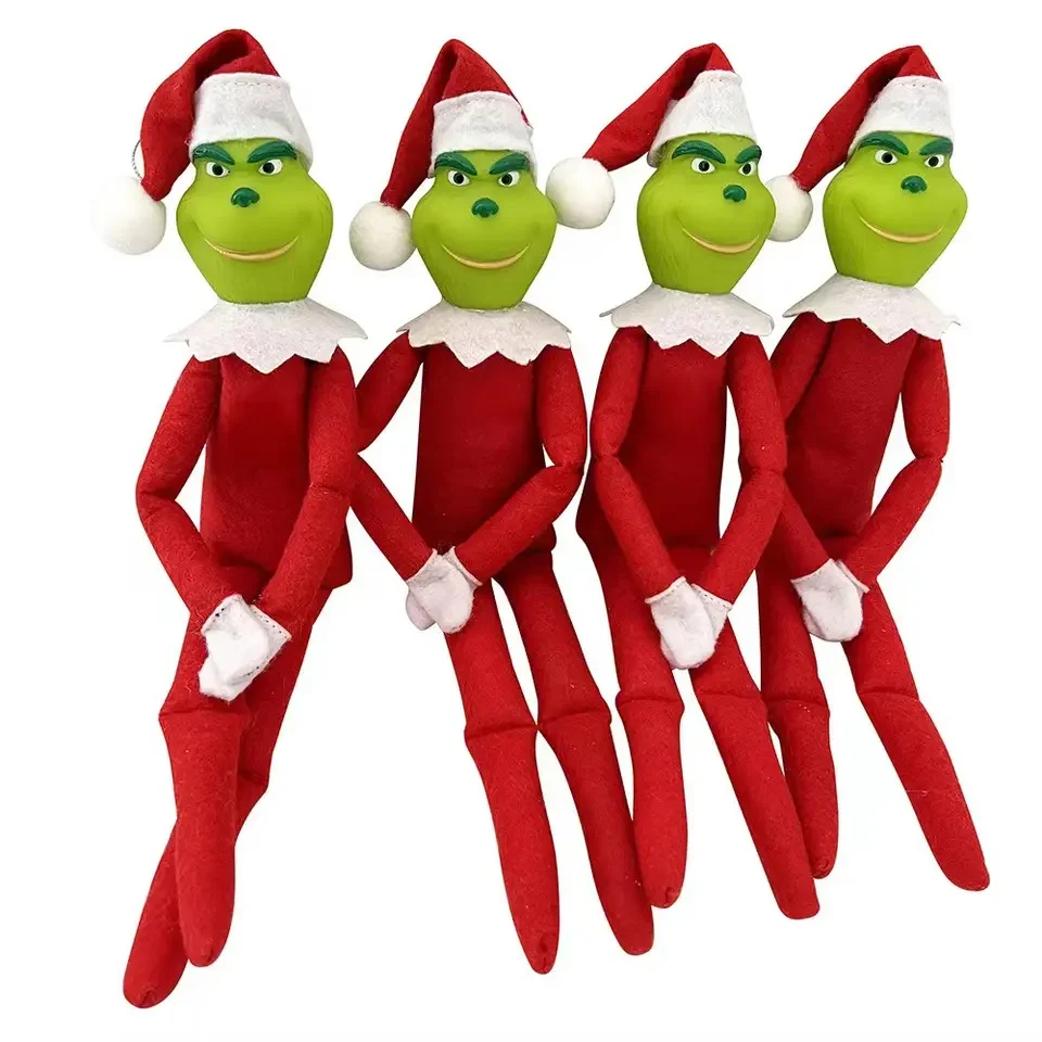 hotsell grinched ornaments grinched elf dolls christmas stuffed toys plush grinched elf gifts toy for kid christmas decorations