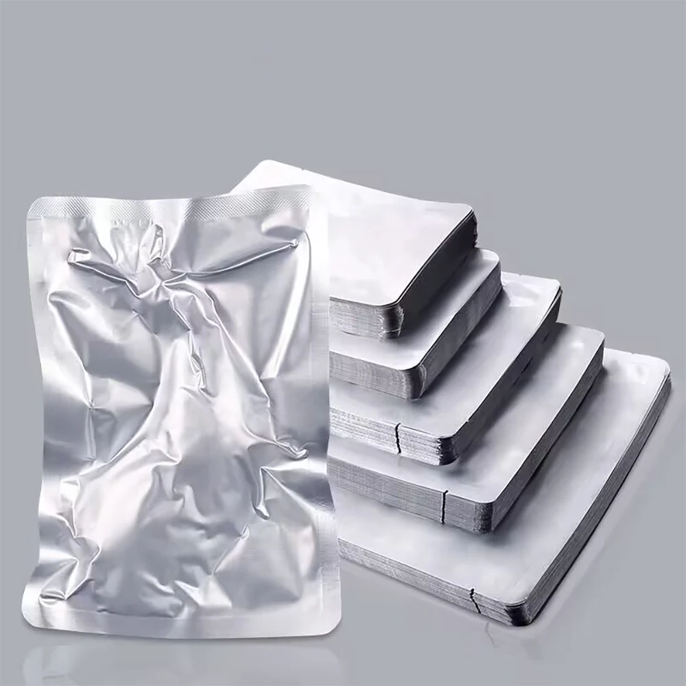 Extra Thick Aluminum Foil Pouch Heat Sealed Mylar Vacuum Bags For Food Storage Long Term Fresh Saver Grains Meat Dehydrated Food