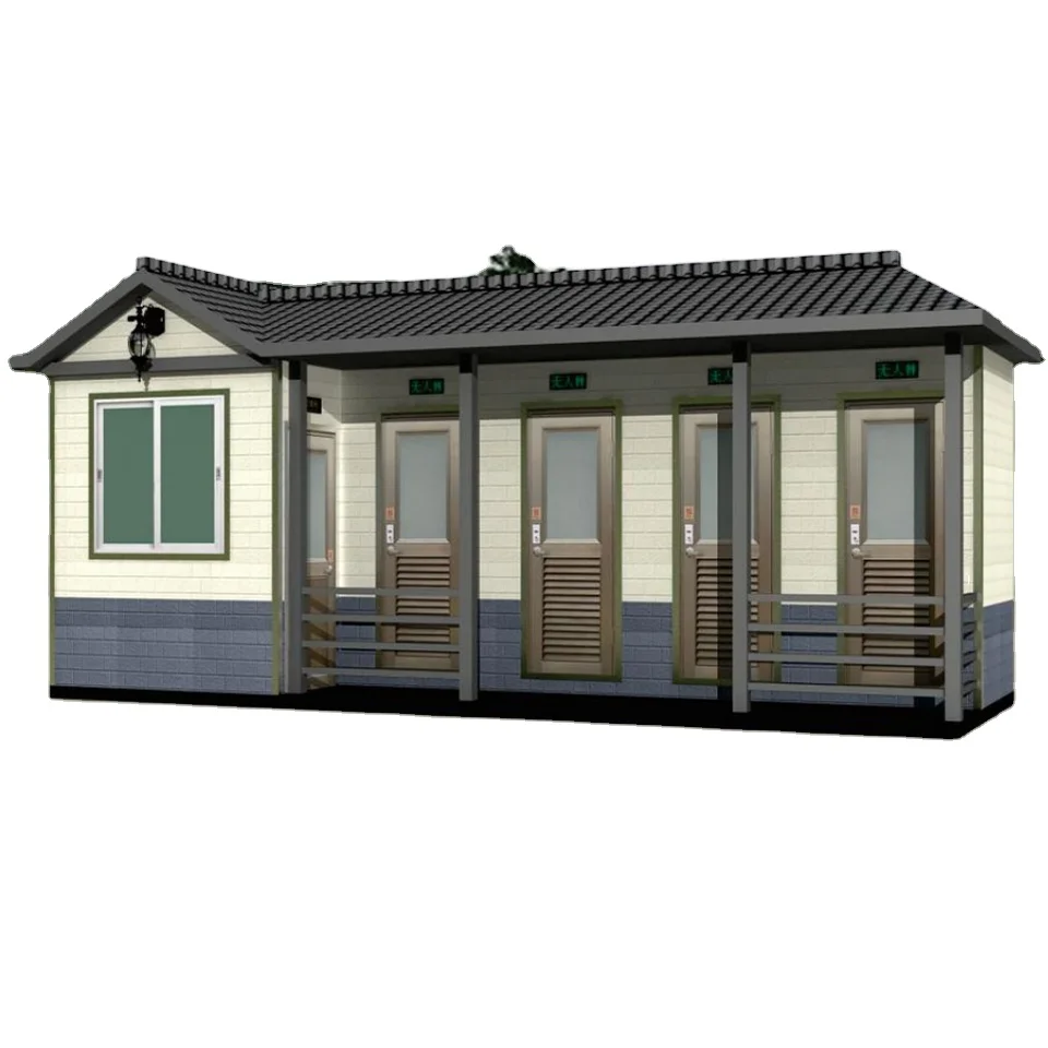 freestanding All In One Prefab Unit Shower And Toilet Portable Modular Bathroom Pods